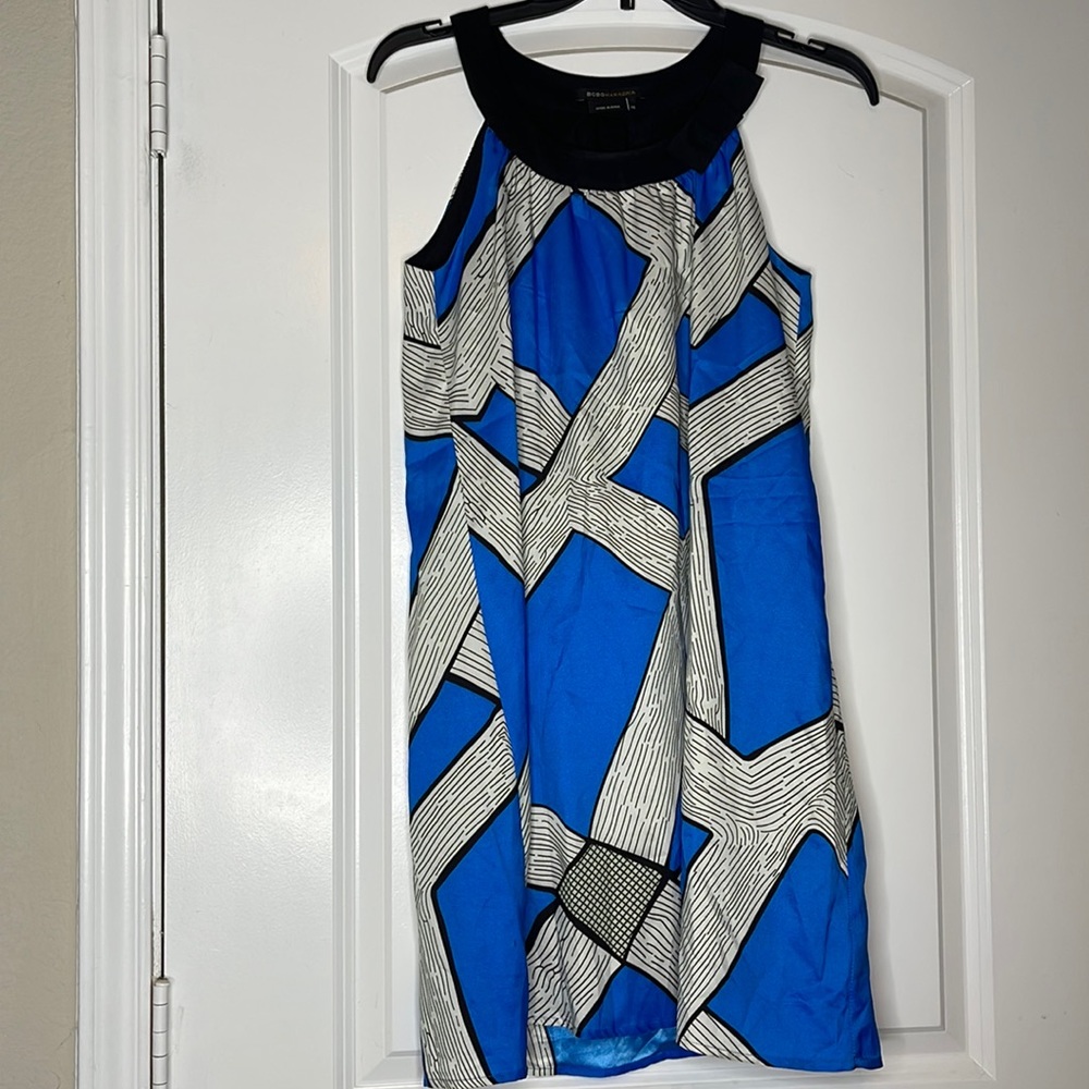 Blue and black dress size xs